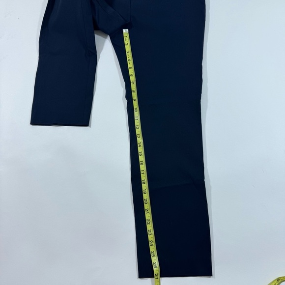 J McLaughlin Masie Pants Flat Front Winter Navy Blue - Picture 8 of 10